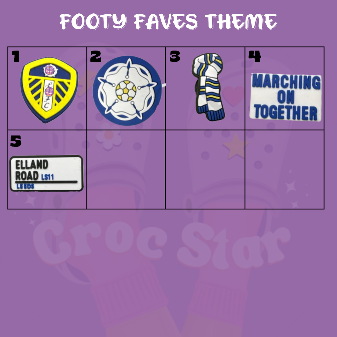 Footy Faves Shoe Charm