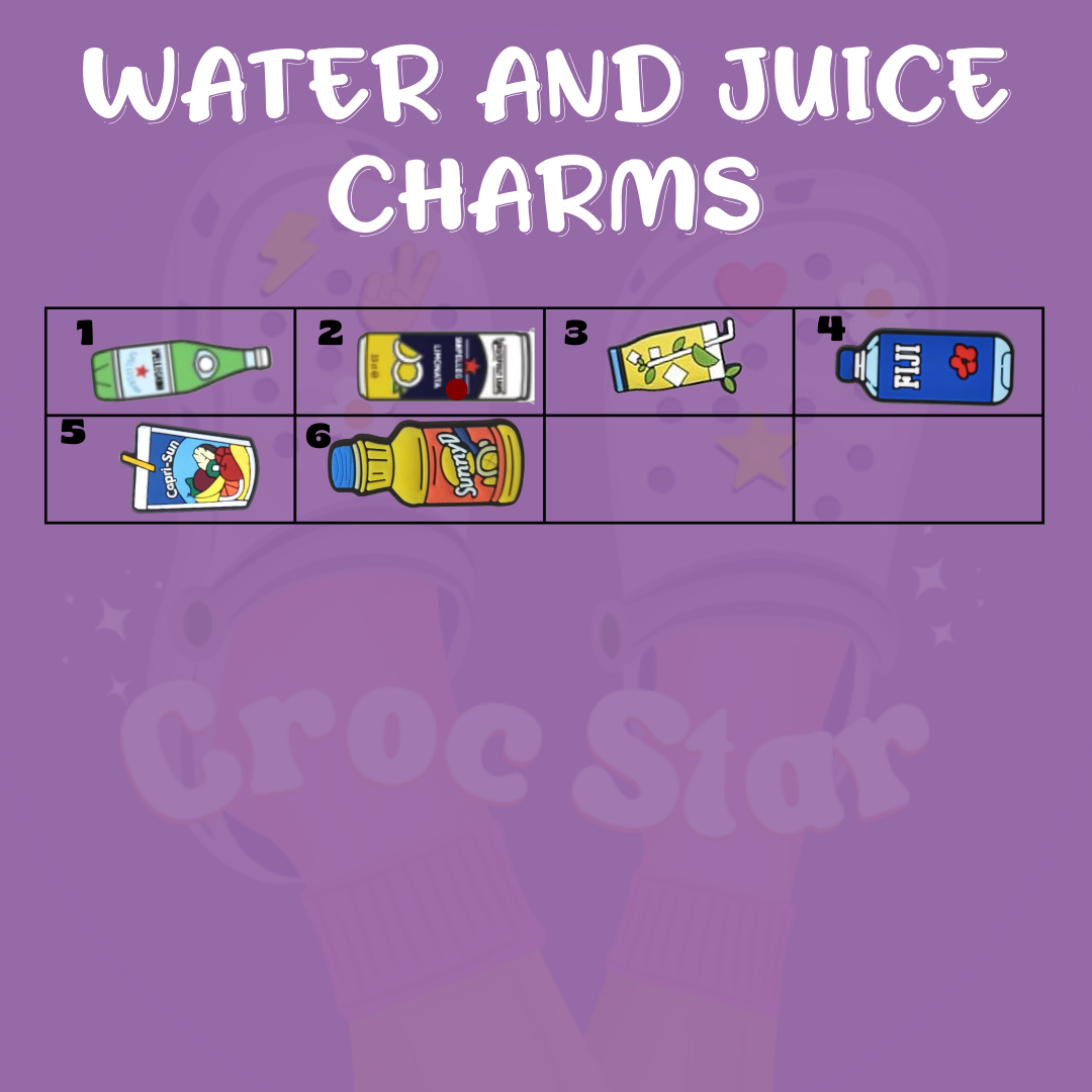Water & Juice Charms