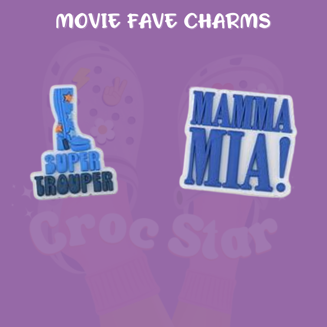 Mamma Mia Shoe Charms
