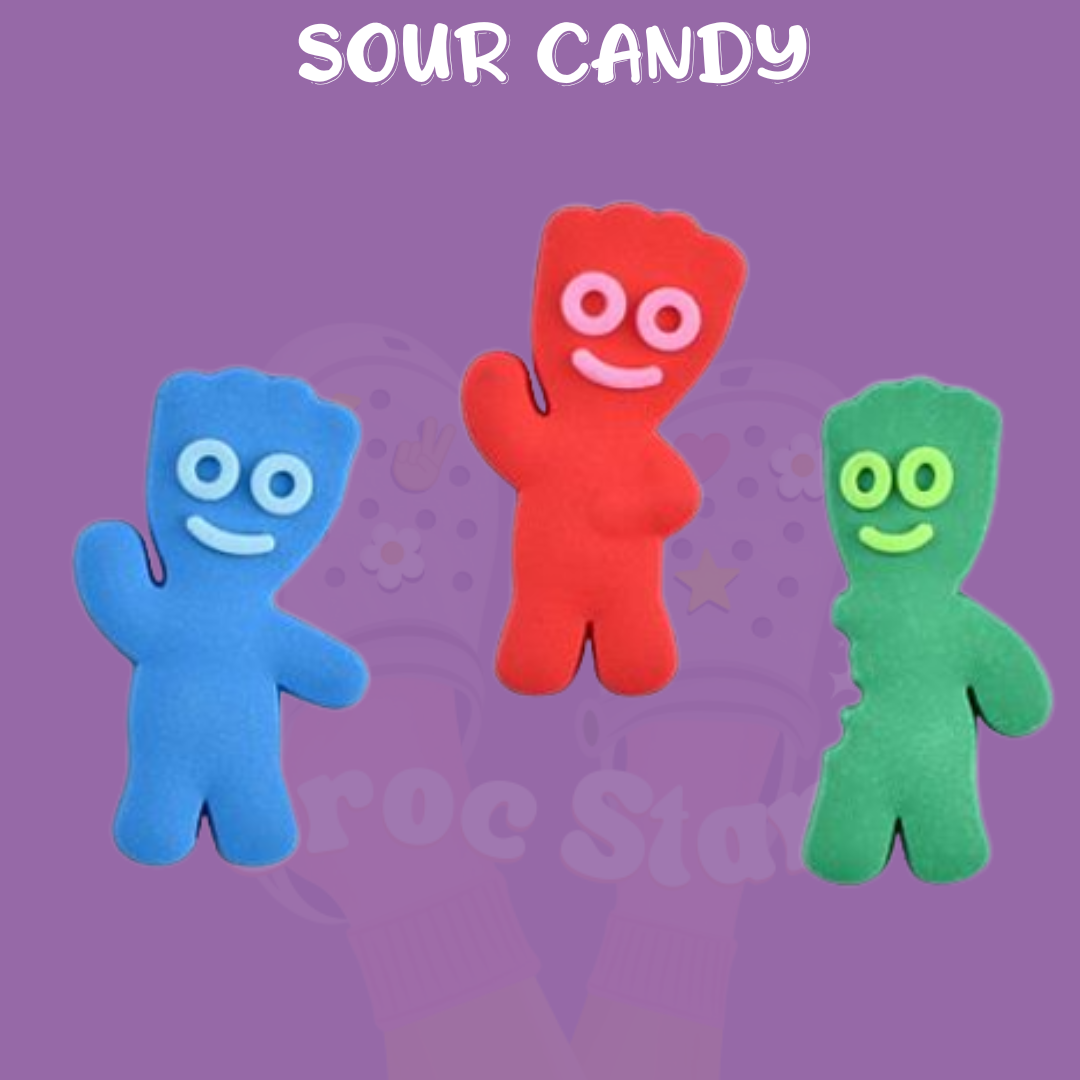 Sour Men Shoe Charms