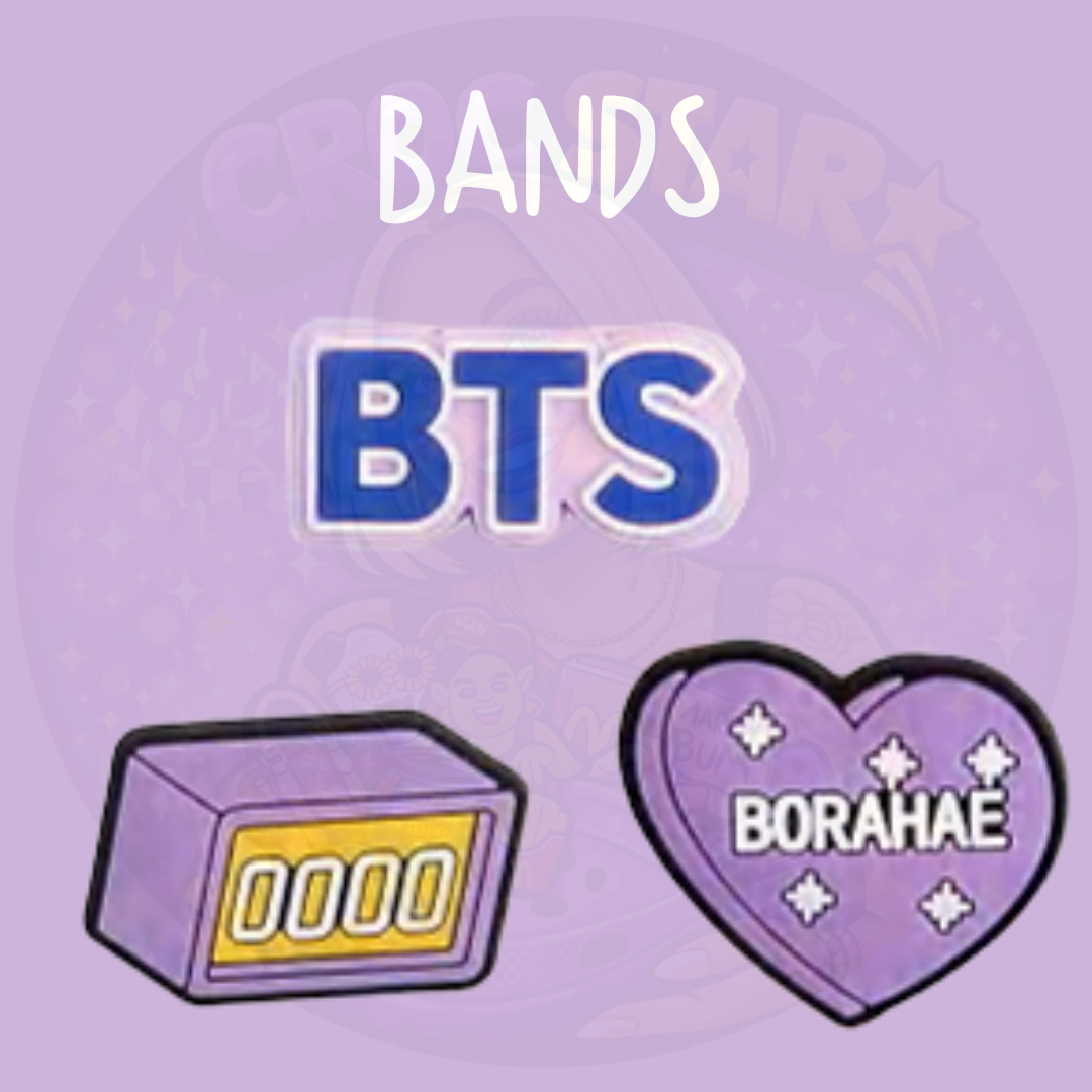 K-pop fandom themed PVC shoe charm