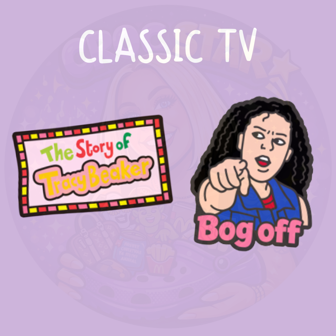 funny 2000s inspired quote croc charms for crocs