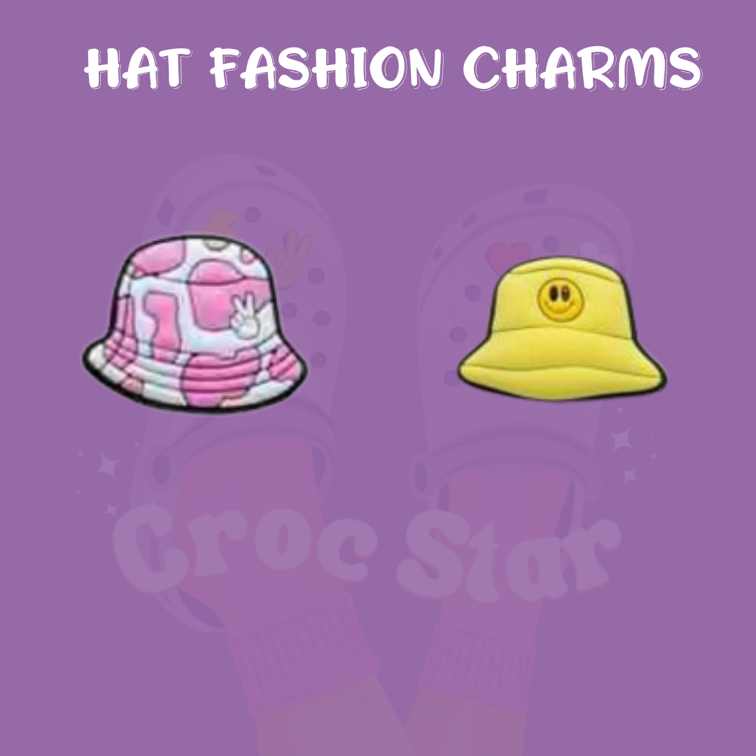Bucket Hat Shoe Charms