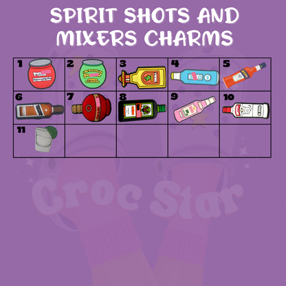 Spirit, Shot & Mixer Charms
