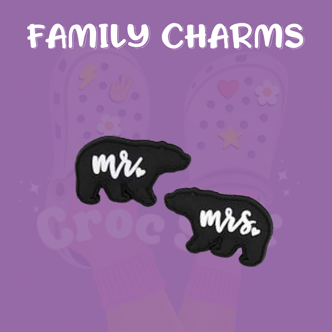 Family Shoe Charms