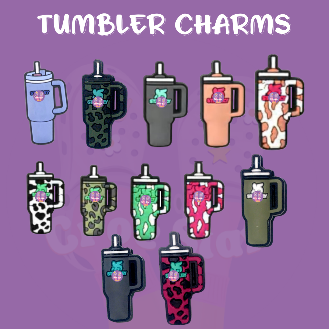 Tumbler Shoe Charms