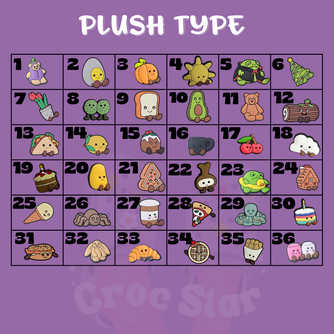 Plush Type Charms