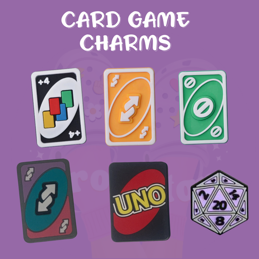 Card Game Shoe Charms