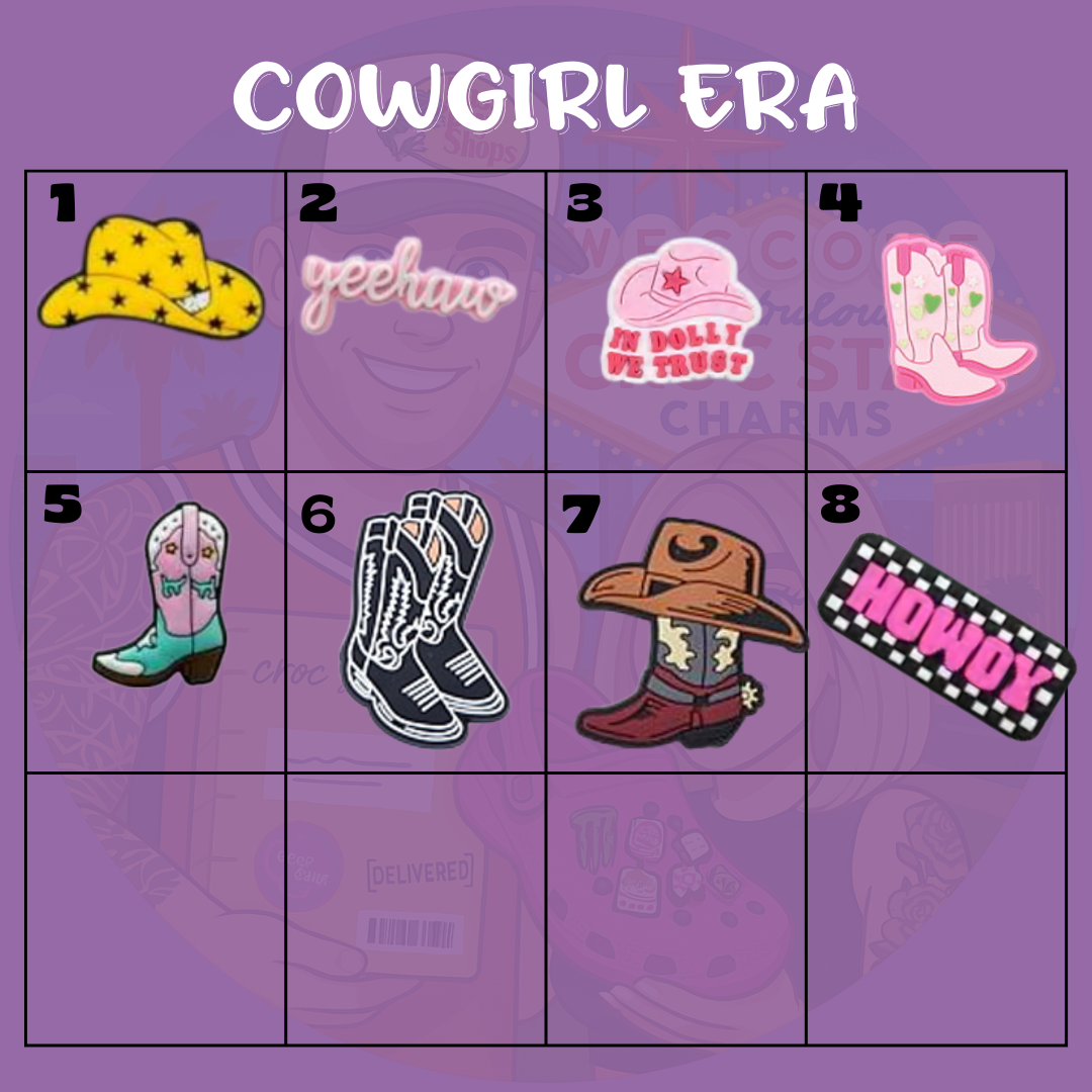 Cowgirl-themed Croc charm