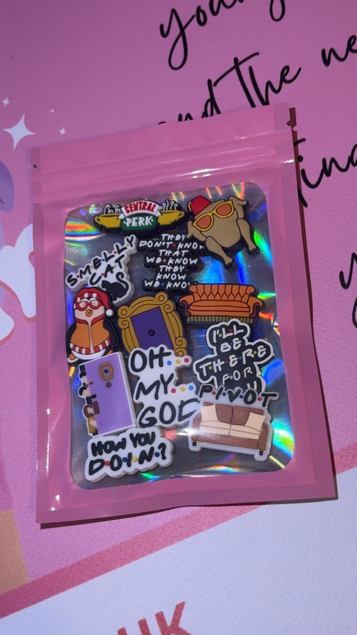 90s sitcom themed clog charms waterproof PVC accessories