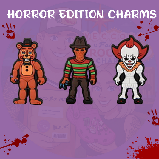 Horror edition Croc charms