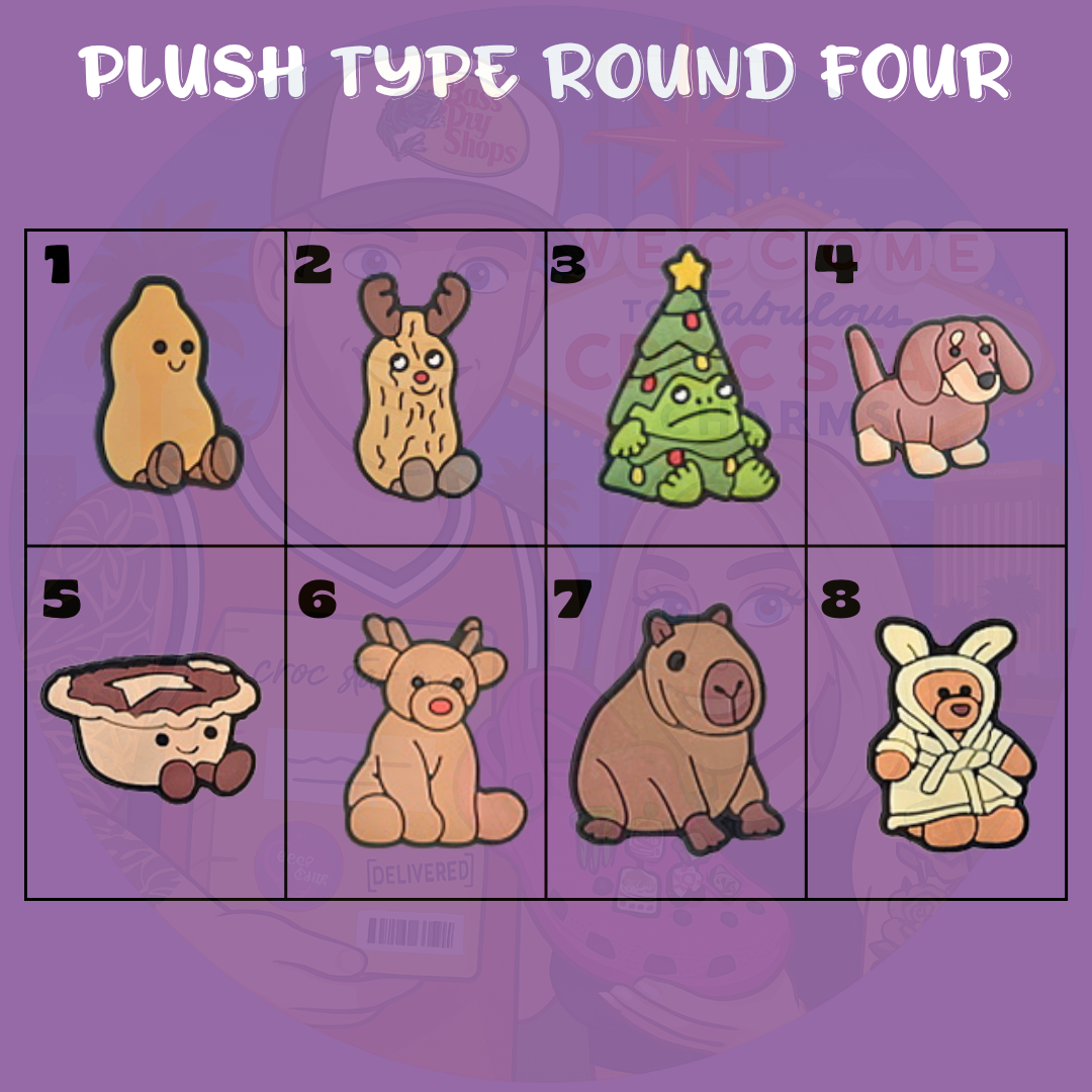 Plush Type Charms Round Four