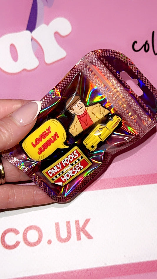 Only Fools and Horses Croc charms bundle of 4 retro TV shoe charms UK
