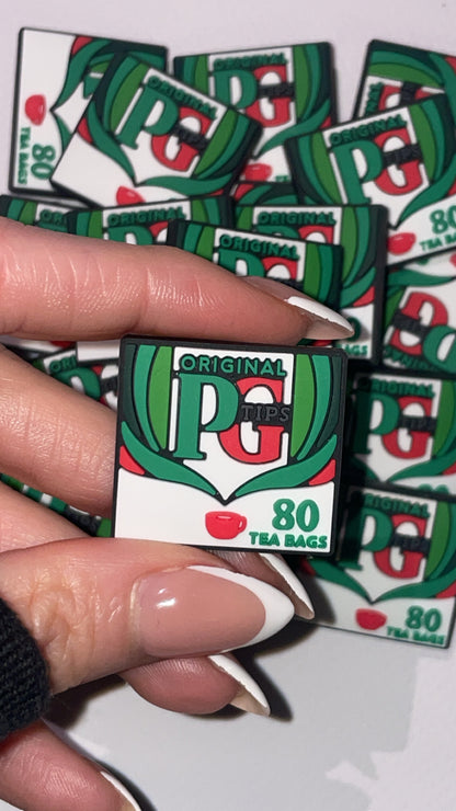 Cheeky Tea-Loving Monkey Croc Charms – British-Inspired Cuppa & Cozy Vibes Shoe Charms