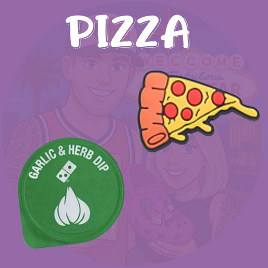 Pizza Shoe charms
