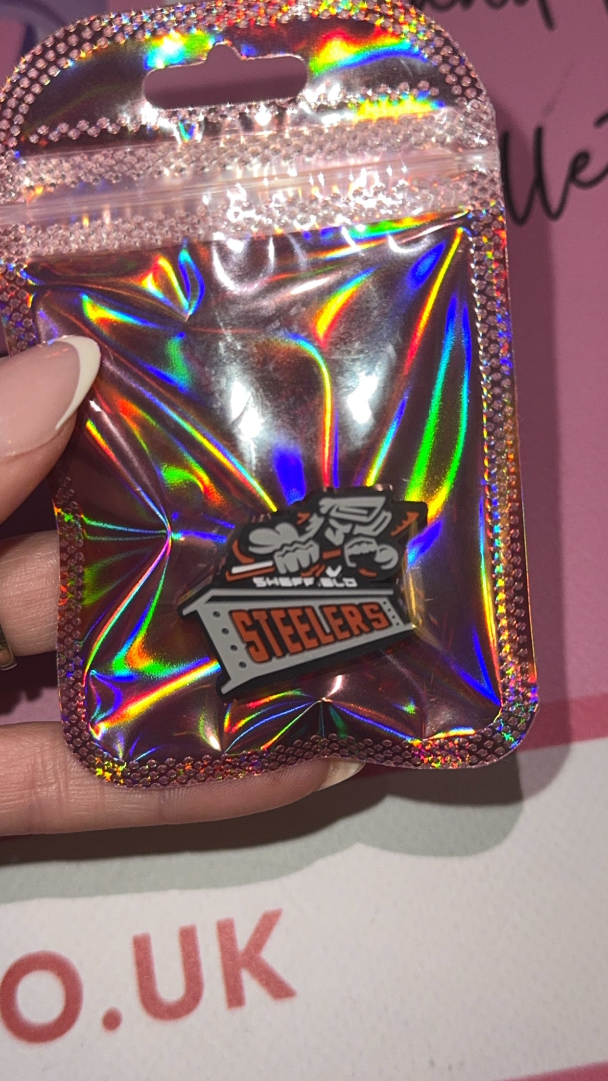 Sheffield ice hockey themed shoe charms