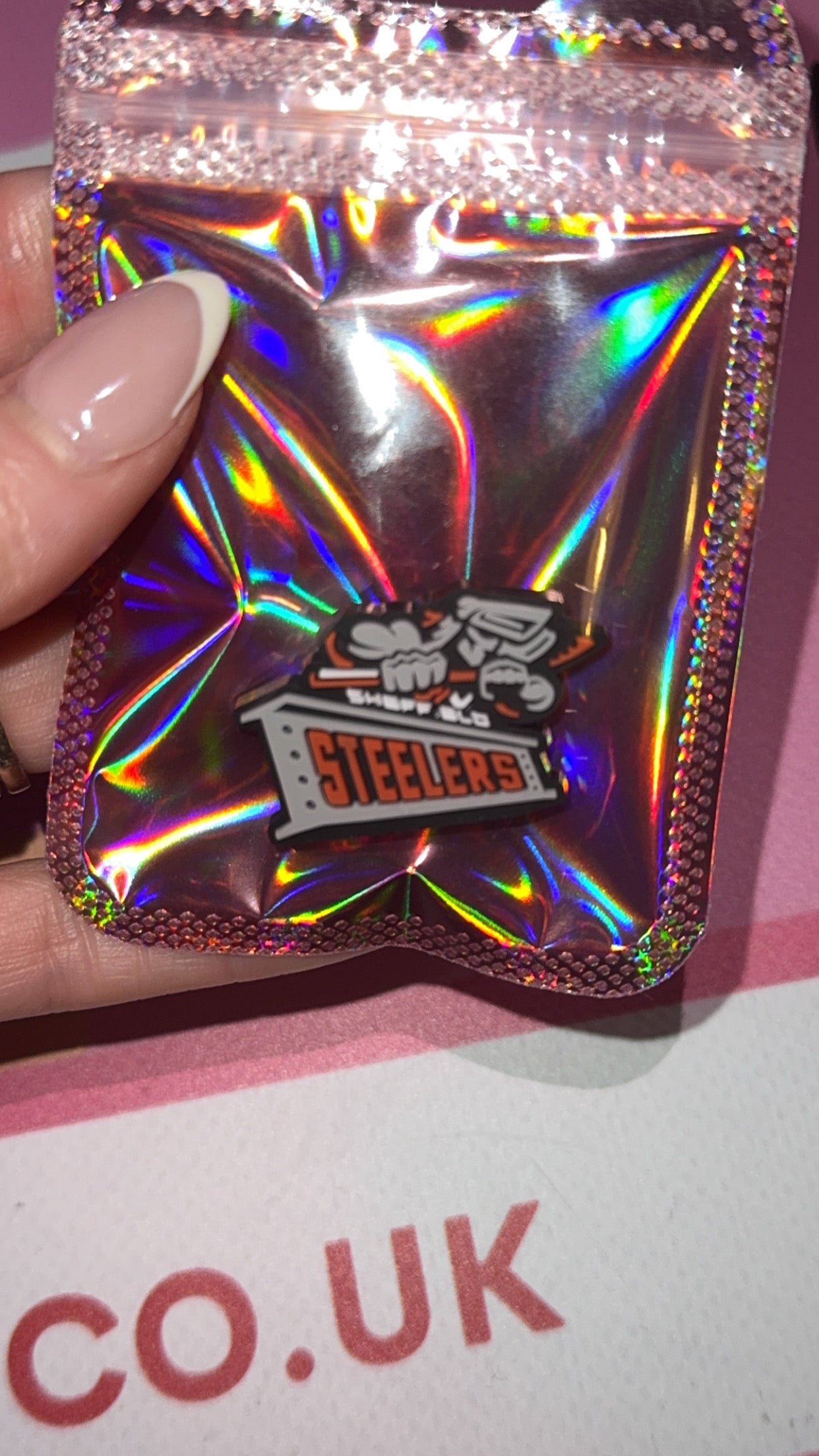 Sheffield ice hockey themed shoe charms