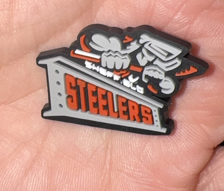 Sheffield ice hockey themed shoe charms