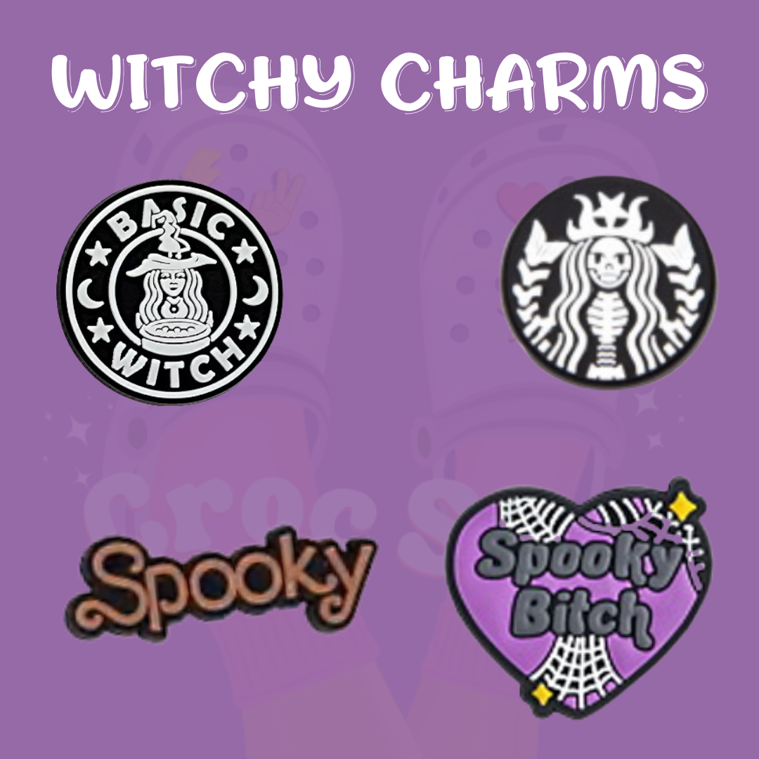 Witchy Shoe Charms