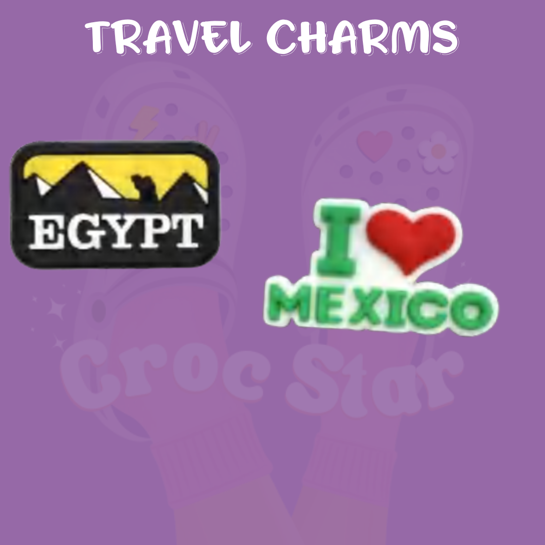 Travel Shoe Charms