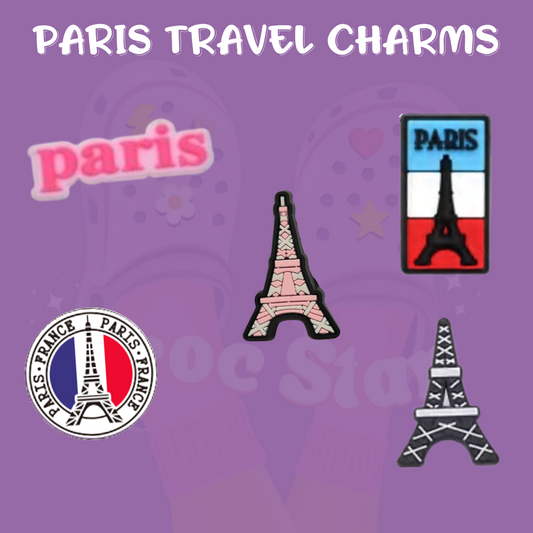 Paris Shoe Charms