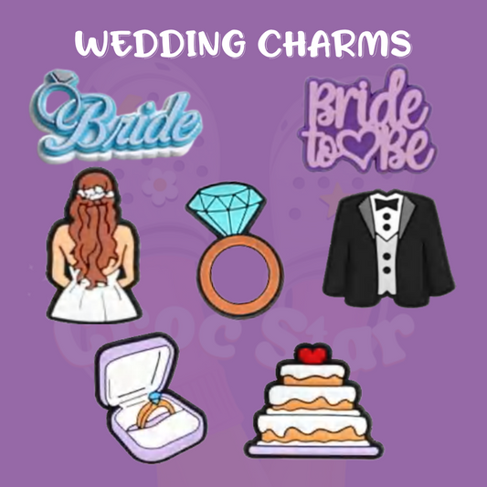 Wedding Bride Shoe Charms