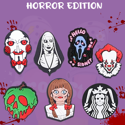 Horror shoe charms