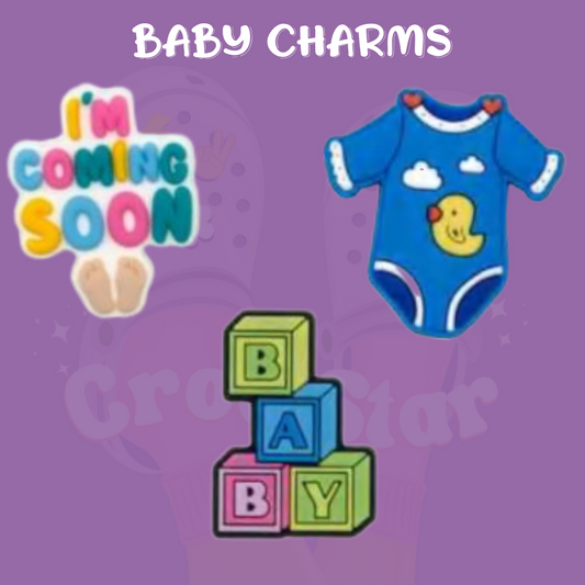 Baby Theme shoe charms