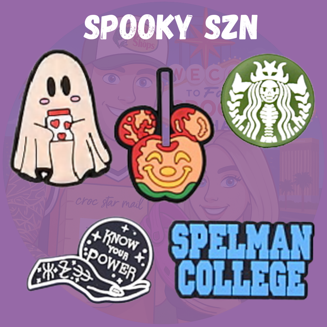 Spooky Season croc charms