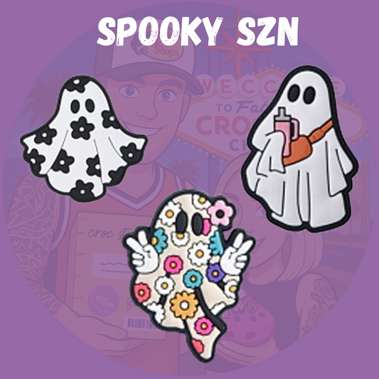 Spooky Season croc charms 