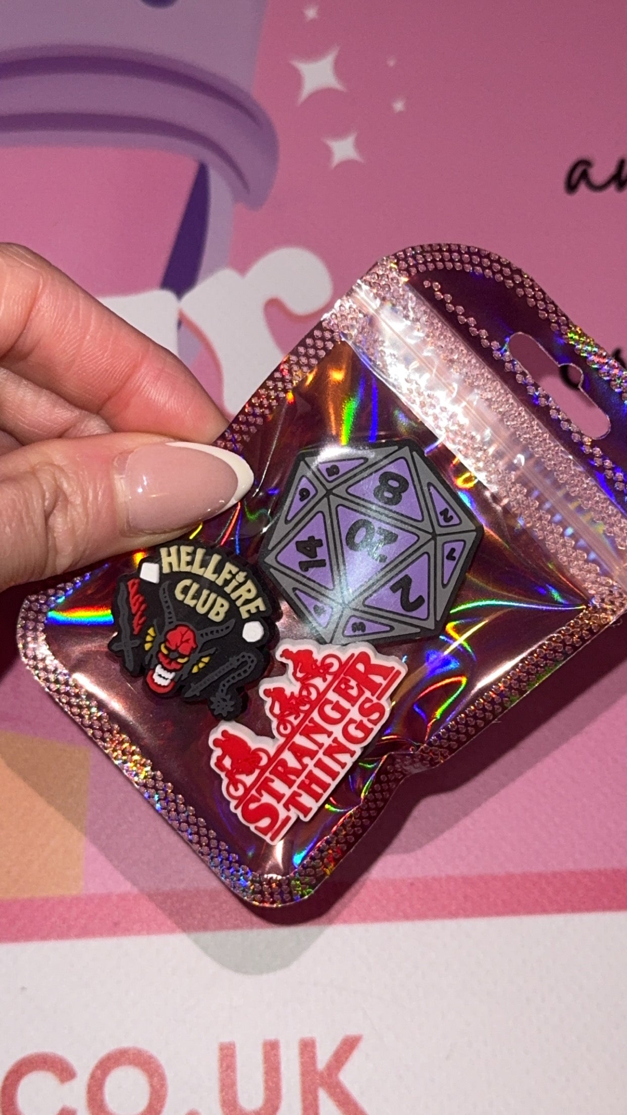 Stranger Things Inspired Croc Charms Bundle of 3 – Retro 80s TV Shoe Charms for Clogs | Horror Sci-Fi Themed Accessories
