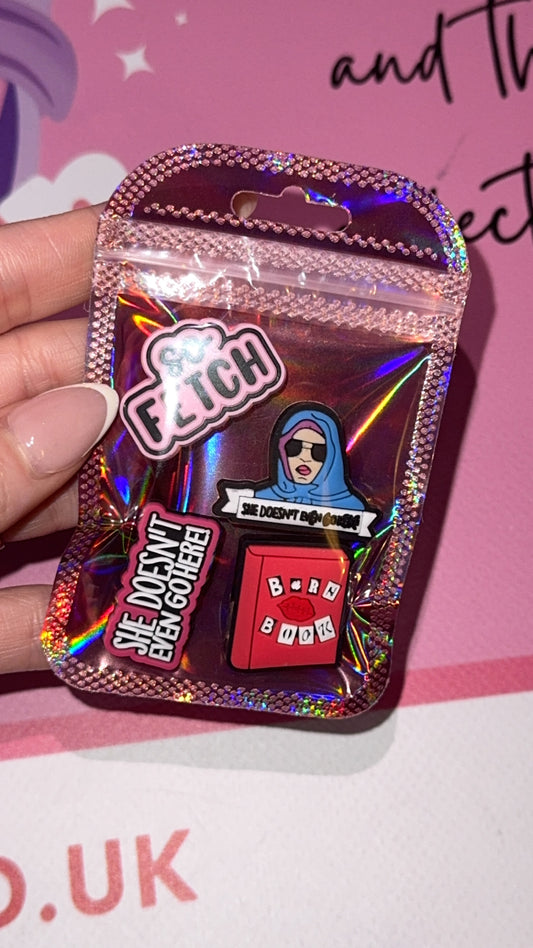 2000s movie inspired shoe charms bundle for clogs
