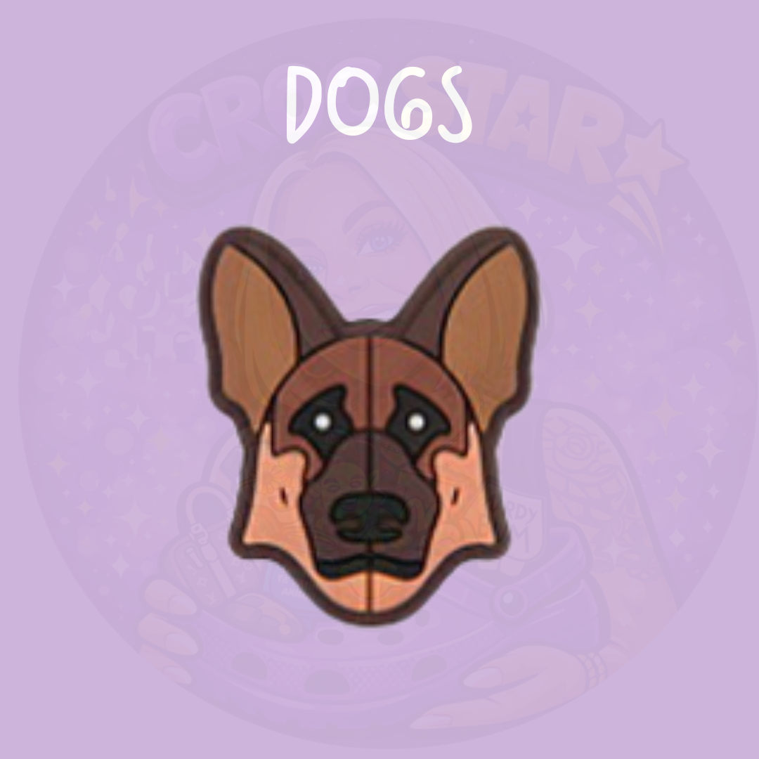 german shepherd croc charm for dog lovers
