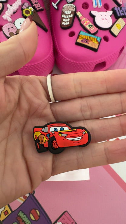 Car lover shoe charm set with five designs