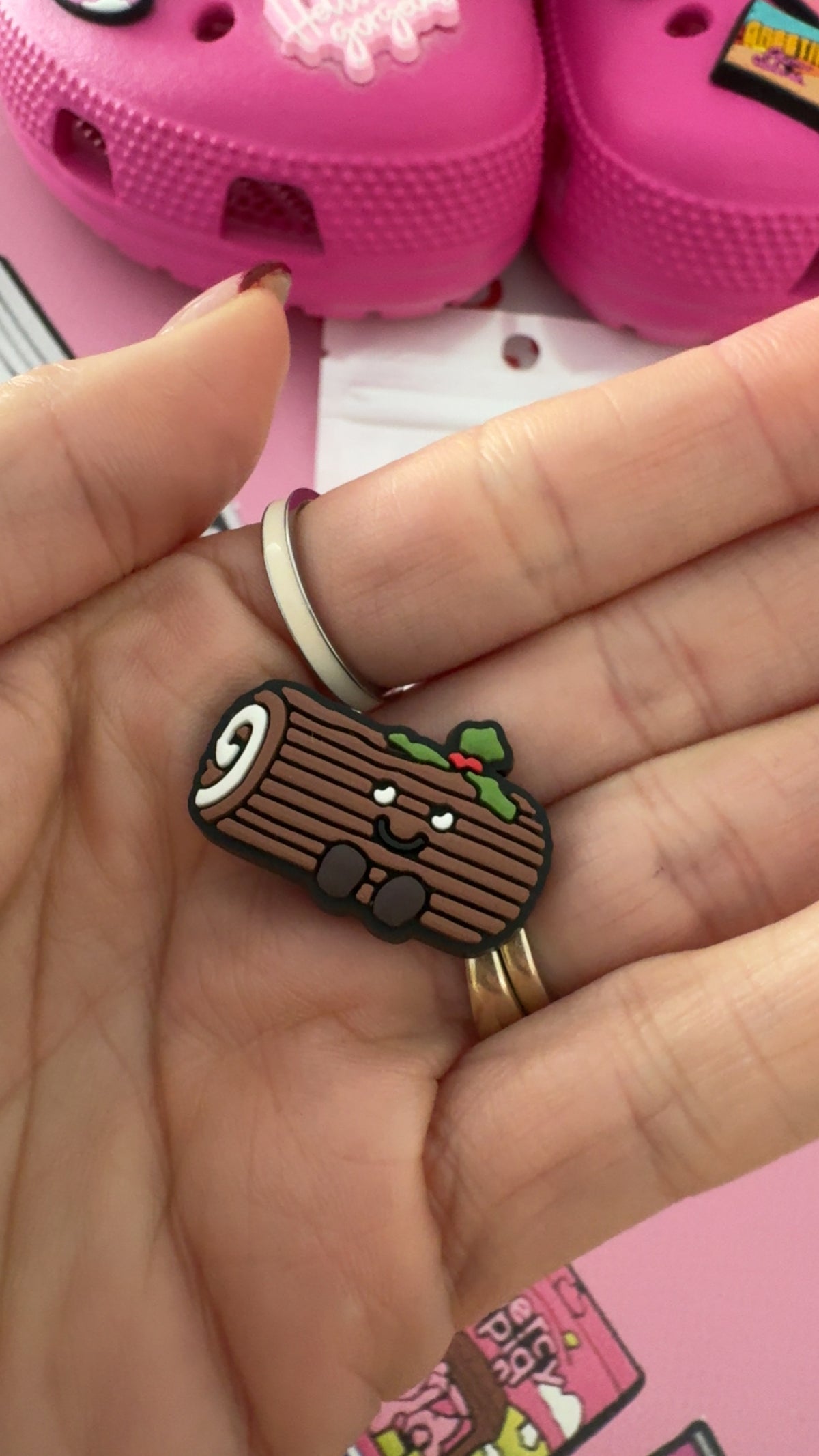 Eight cute Christmas character shoe charms