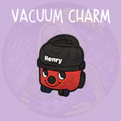 Cute red henry vacuum croc charm for clog style shoes