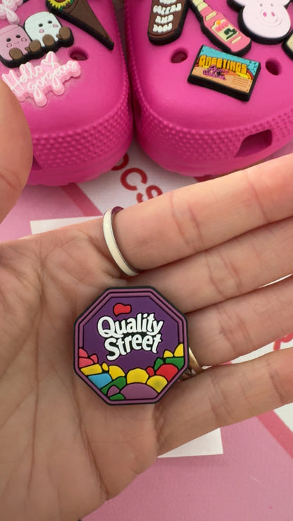 Christmas sweet treat themed shoe charms
