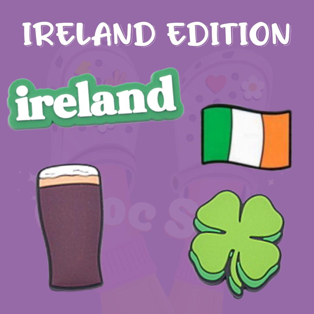 ireland croc charms