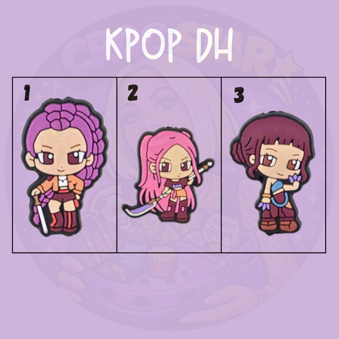 edgy kpop inspired shoe charm accessory