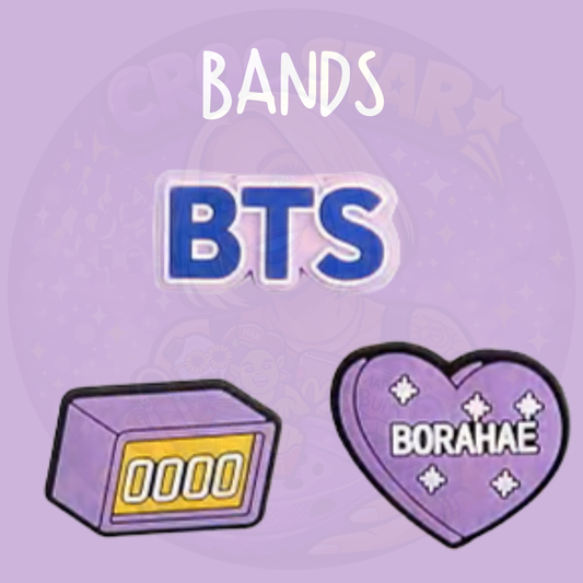 K-pop fandom themed PVC shoe charm