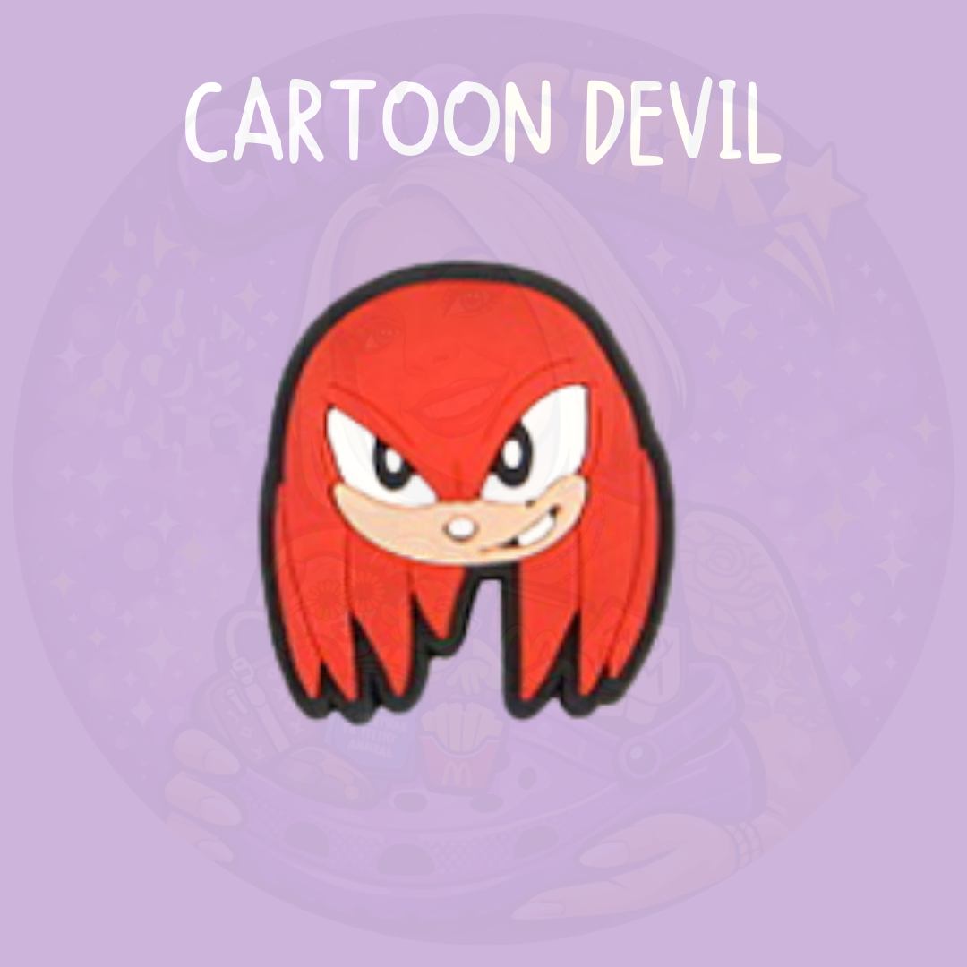 strong character croc charm inspired by red fighter style