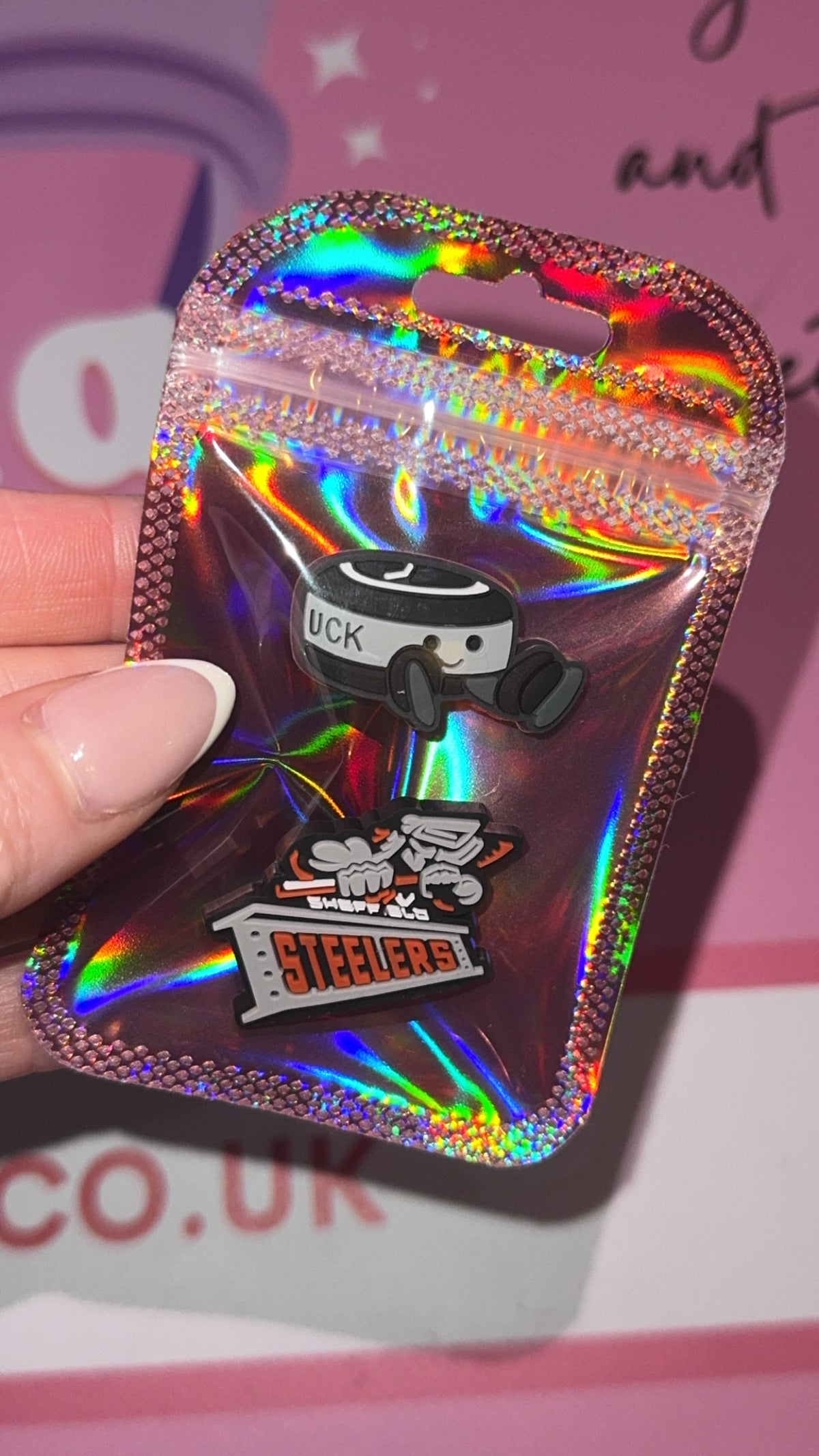 Sheffield hockey themed shoe charm bundle for clogs