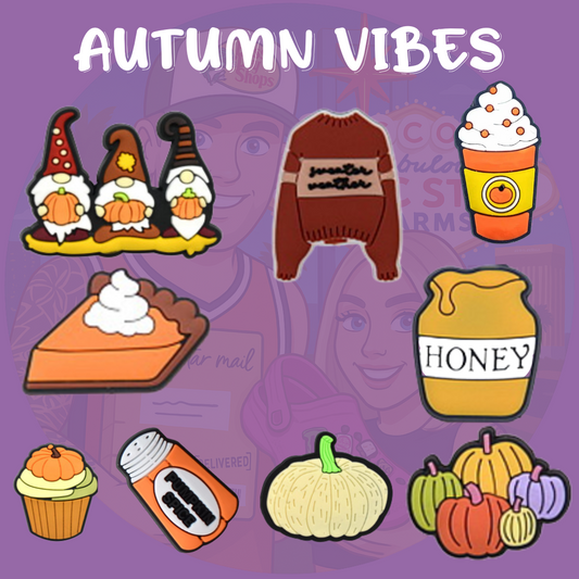 Autumn Season Shoe Charms